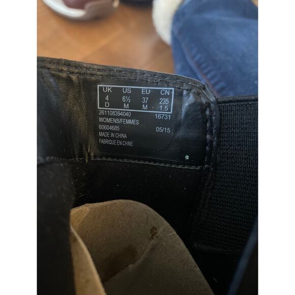 Clarks Morela Liza ankle black boots size 6.5 like new - Picture 10 of 12